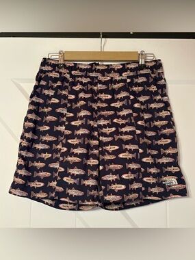 The North Face Fish Print Shorts Men’s Medium 7”